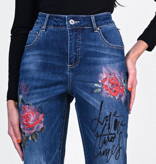 Frank Lyman Blue Denim Jean Pants Style 231730U main image 0