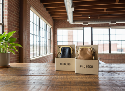 HOBO LEATHER LIPSTICK WITH MIRROR CASE