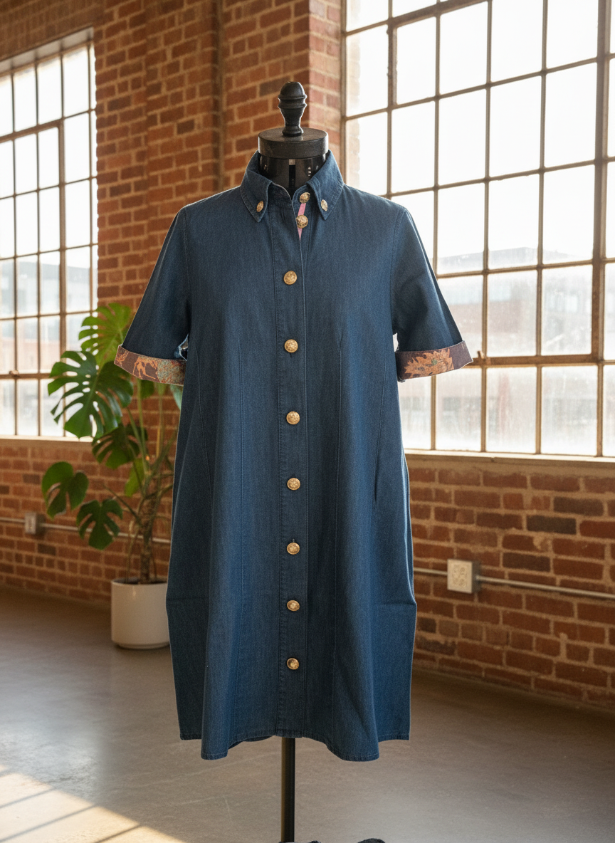lizzie denim dress Lizzie Denim Dress