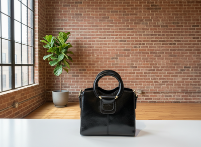 HOBO HEIDI MINI BLACK SATCHEL