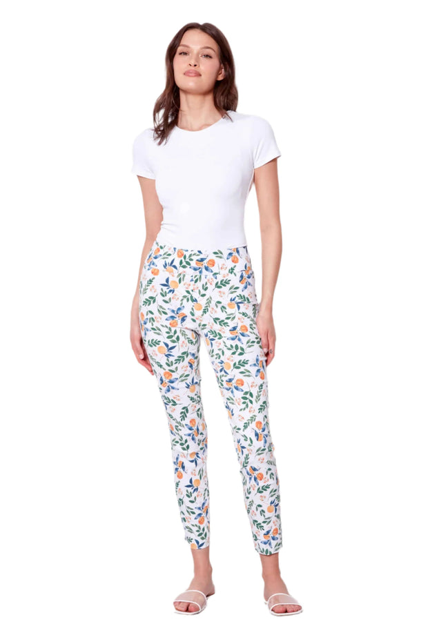 UP PANTS IN MANDARIN PRINT