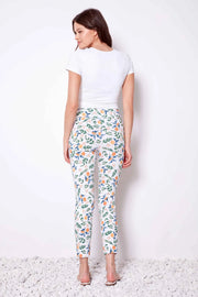 UP PANTS IN MANDARIN PRINT