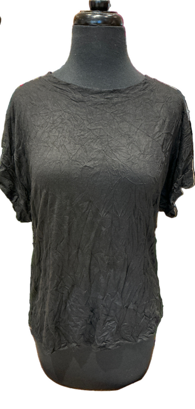 SHANA CRINKLE SOLID TOP