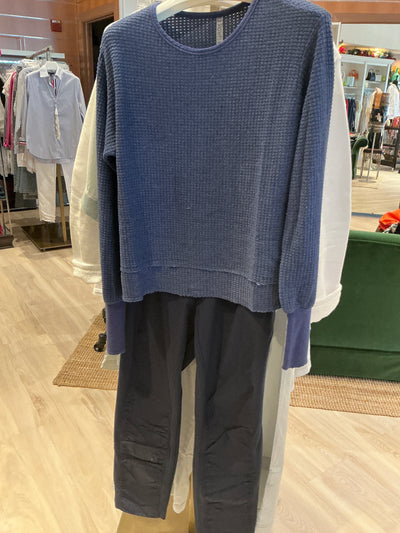 XCVI HIGH WAIST NAVY JETTER