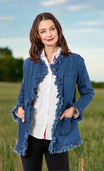 DIZZY LIZZIE FRINGED DENIM JACKET