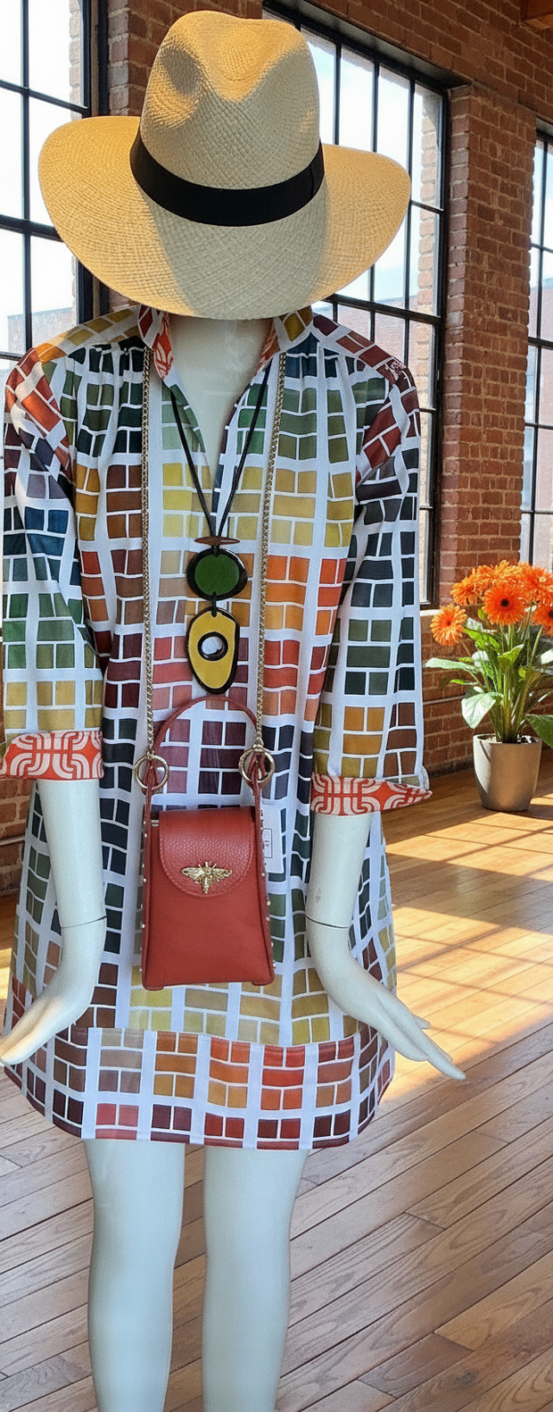 DIZZY LIZZIE VAIL MULTI TABS TUNIC DRESS