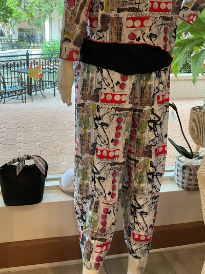 SHANA CRUSH PRINTED PANT