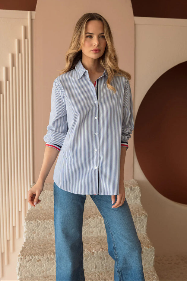 JOH JASMINE COTTON POPLIN TOP