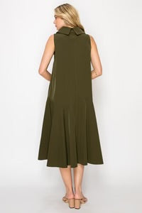 JOH DRESS IN OLIVE