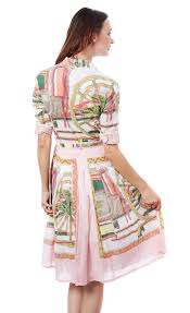 DIZZY LIZZIE MRS. MAISEL PINK WHEEL DRESS