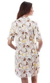 Dizzy Lizzie Chatham Dress Monkey Print