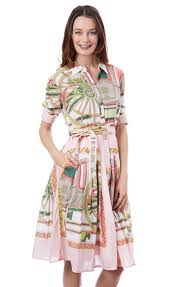 DIZZY LIZZIE MRS. MAISEL PINK WHEEL DRESS