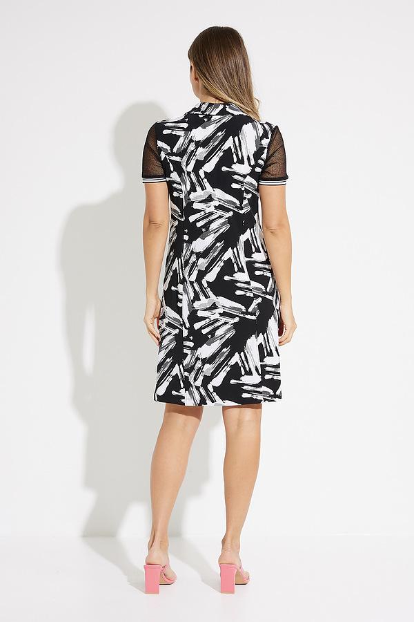 Joseph Ribkoff Sale 50% Off Print Dress with Mesh Sleeve 231150