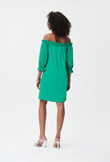Joseph Ribkoff 50% Off Sale Off the Shoulder Green Dress 232193