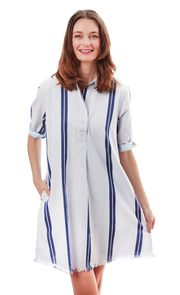 CHATHAM DRESS YARNDYED STRIPE