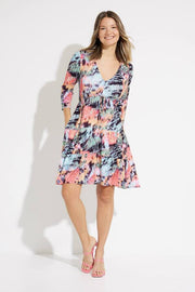 Joseph Ribkoff Sale 50% Off Tropical print dress 231225