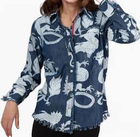 DIZZY LIZZIE TIZZIE CAPE COD DENIM DRAGONS