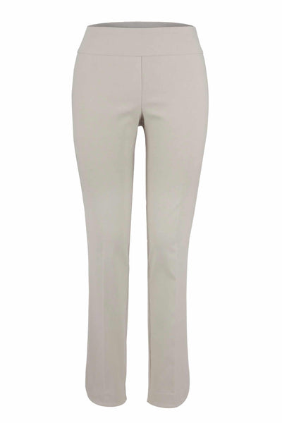 Up! Pant Solid Slim Ankle  Ecru Style 65027