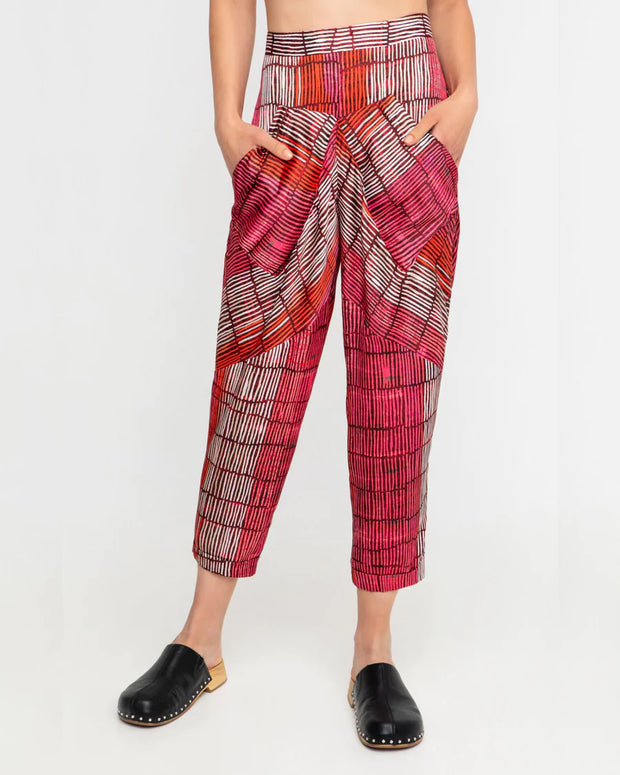 Ozai N Ku Sale Sunset Pants Fuchsia/ orange mix style # R22-230
