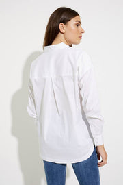 Charlie B Poplin Shirt white Color (002) style # C4457-441B